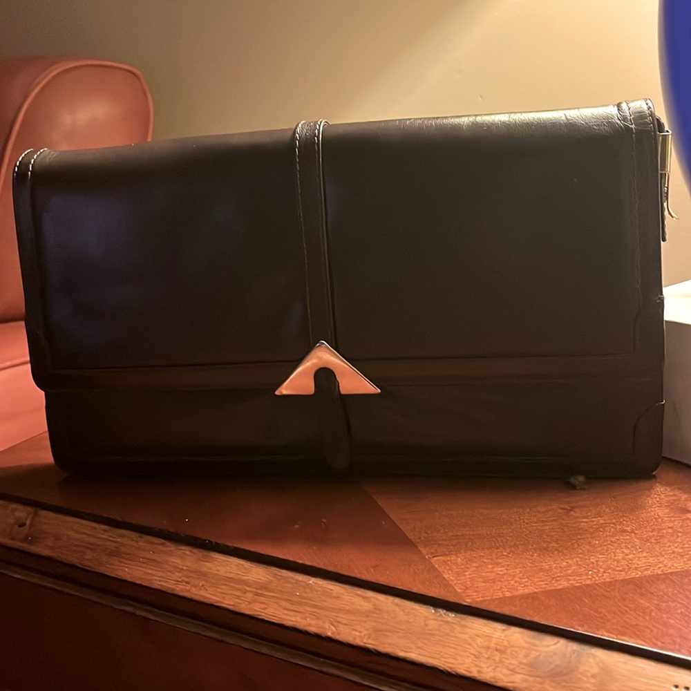 Vintage leather purse. Clutch or shoulder